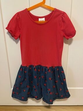 Hanna Andersson Cotton and Denim Dress 8